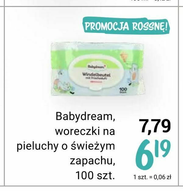 woreczki na zużyte pieluchy rossmann