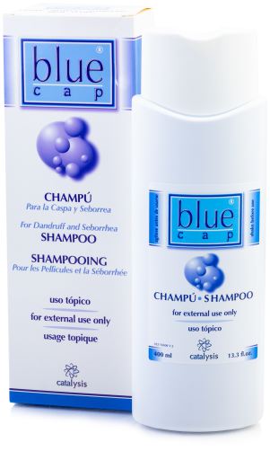 szampon dermatologiczny z siarczanami niebieski