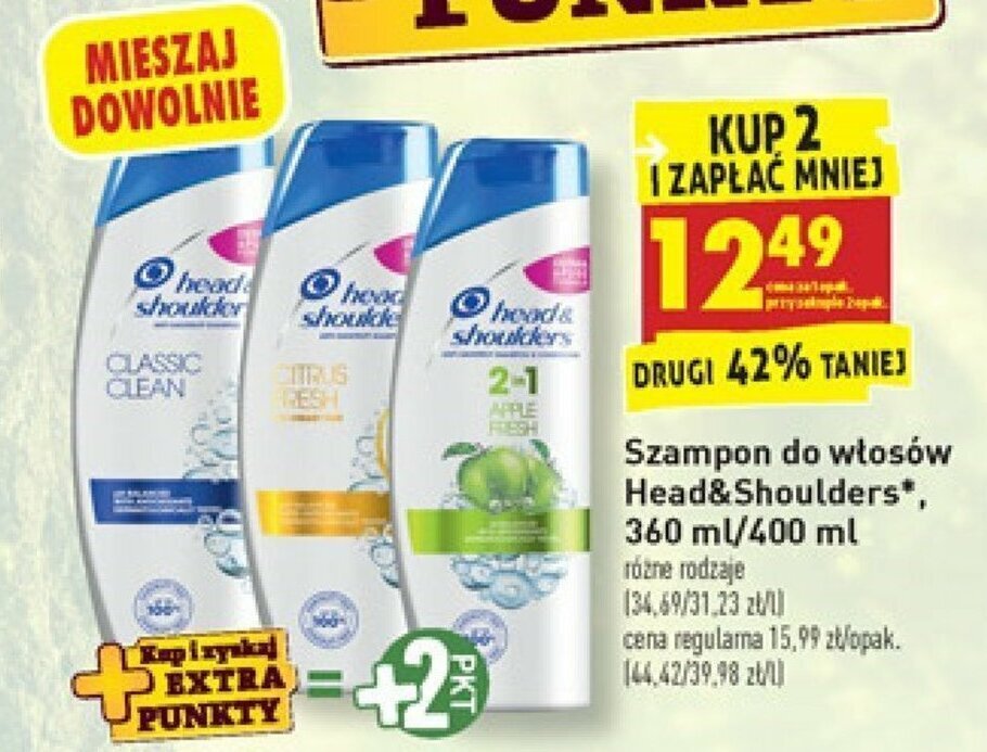 biedronka szampon head&shoulders