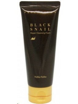 holika holika black snail oczyszczająca pianka do twarzy 100ml