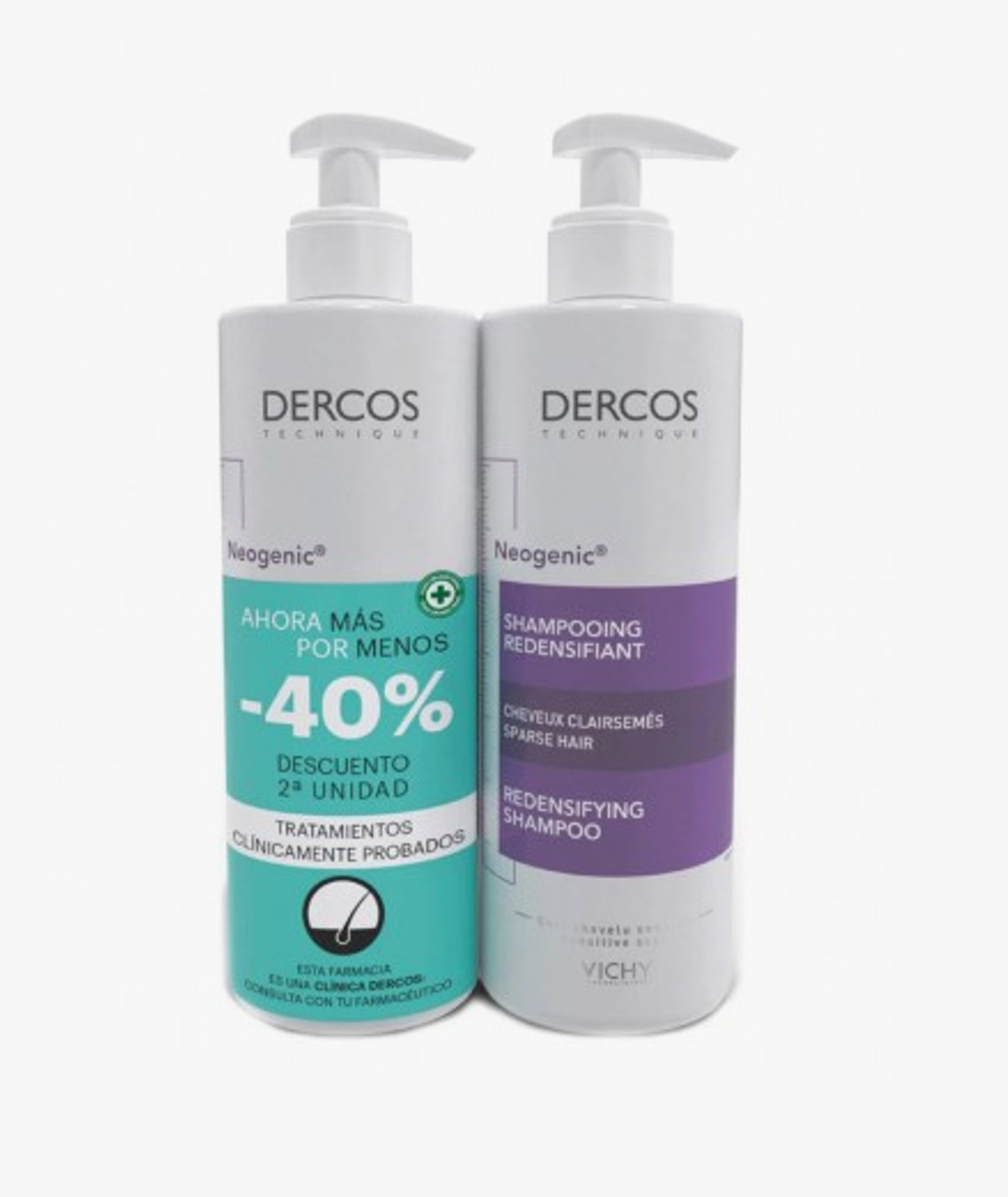 vichy dercos neogenic szampon duo 400 ml
