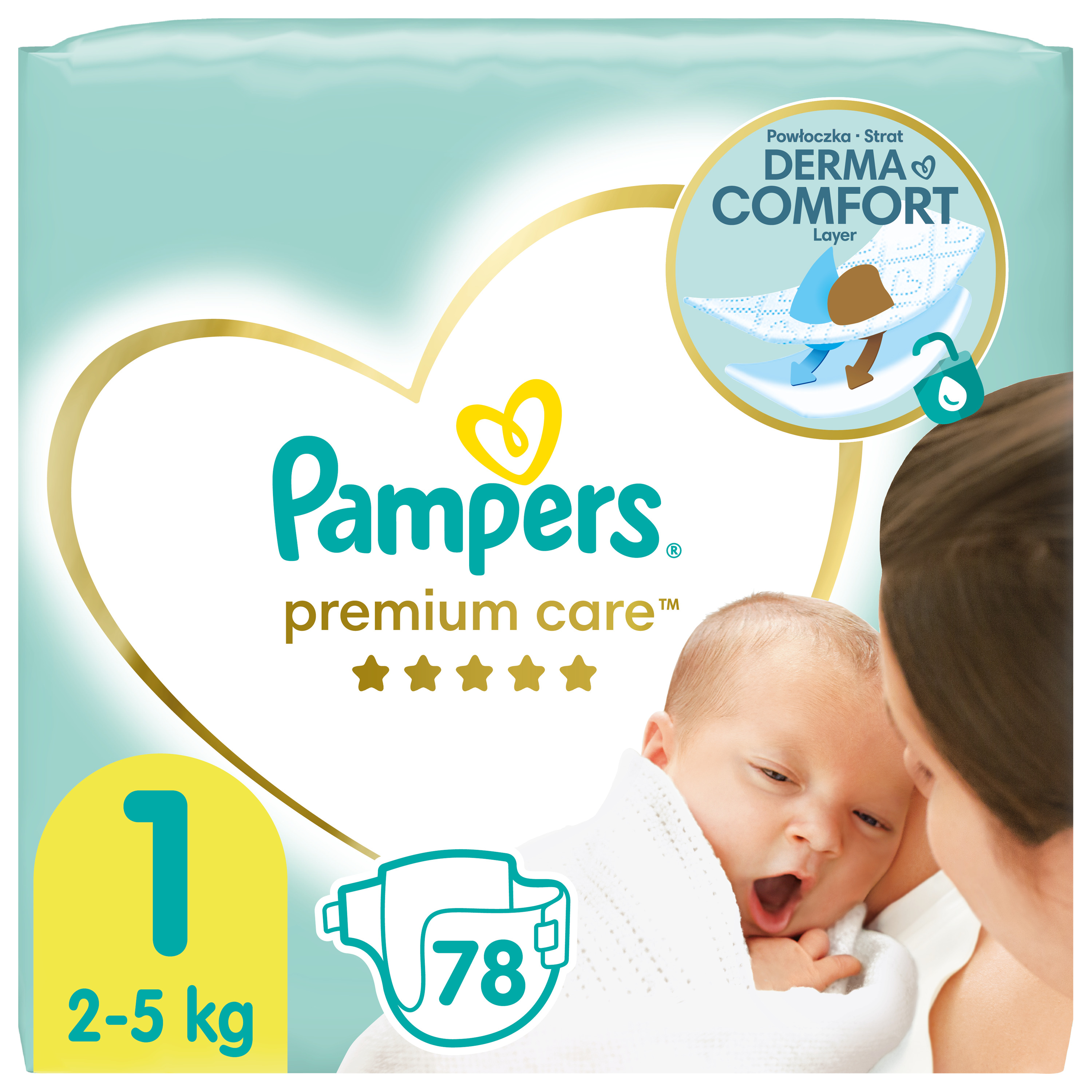 pieluszki pampers premium care 2 newborn