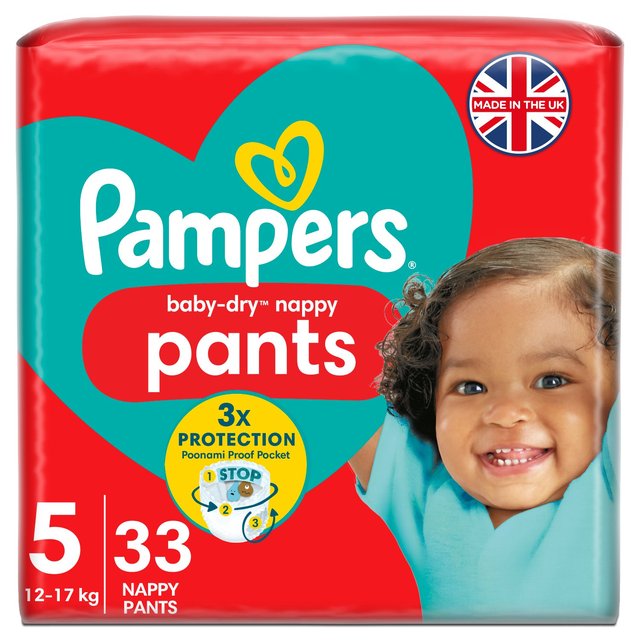 pampers baby dry 5+ 33