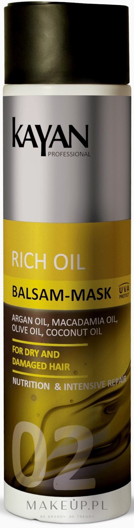 kayan professional rich oil balsam-maska do włosów suchych i zniszczonych