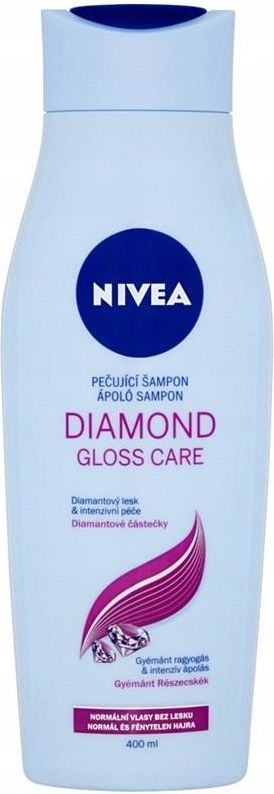 nivea diamond gloss szampon włosy matowe pozbawione blasku 400 ml