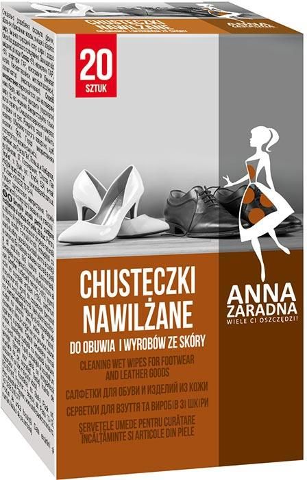 anna zaradna chusteczki nawilżane do obuwia