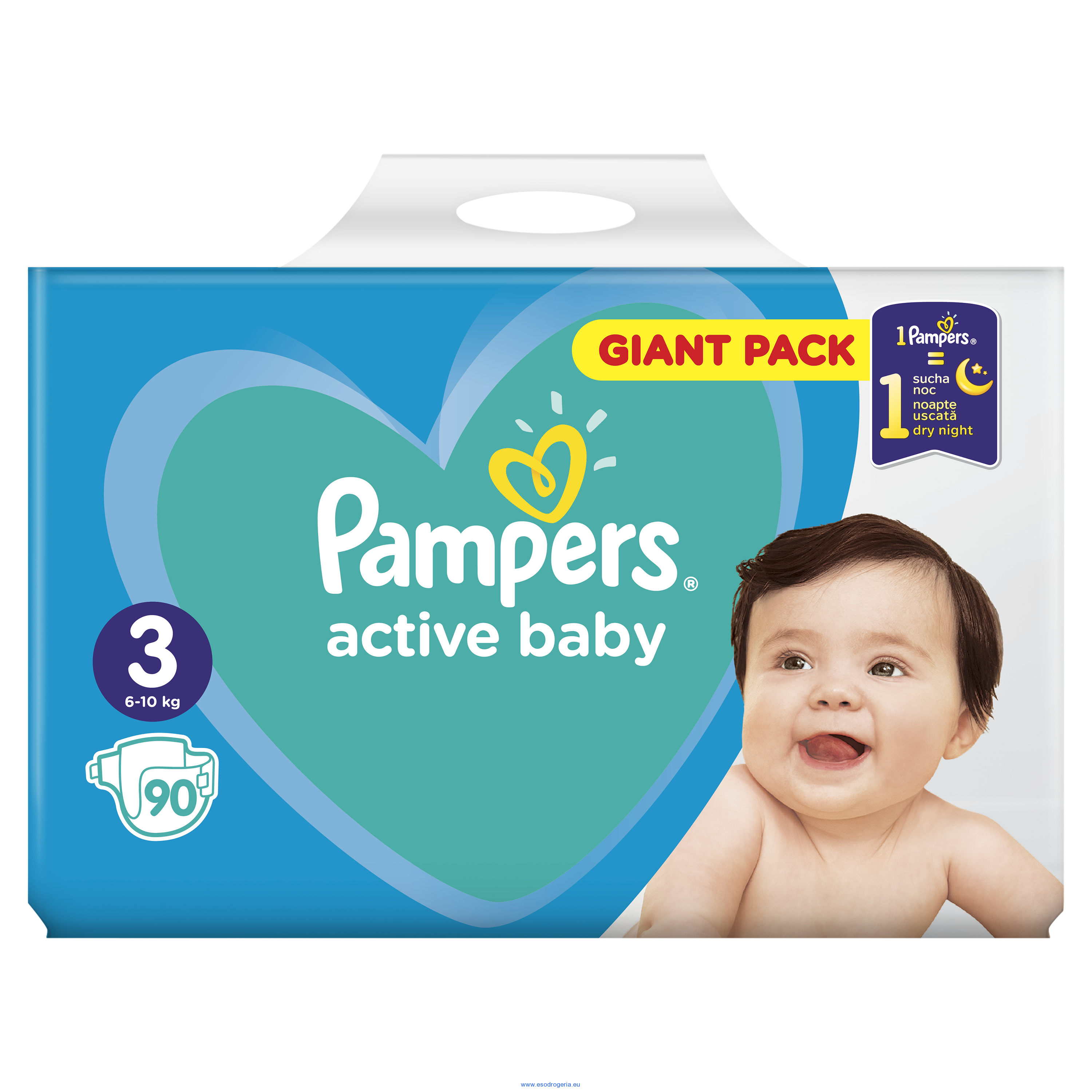 pampers active baby dry 6 cena