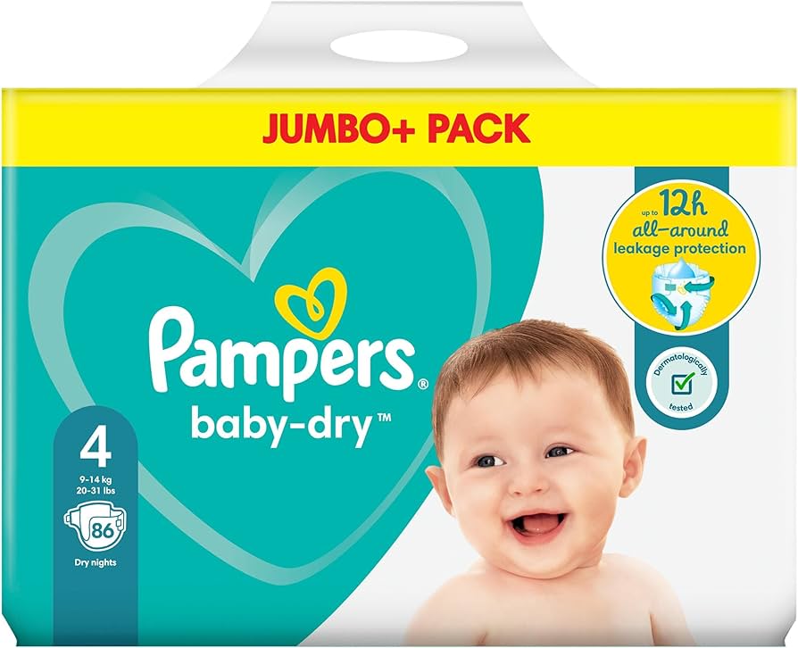 pampers baby dry 4 megapack