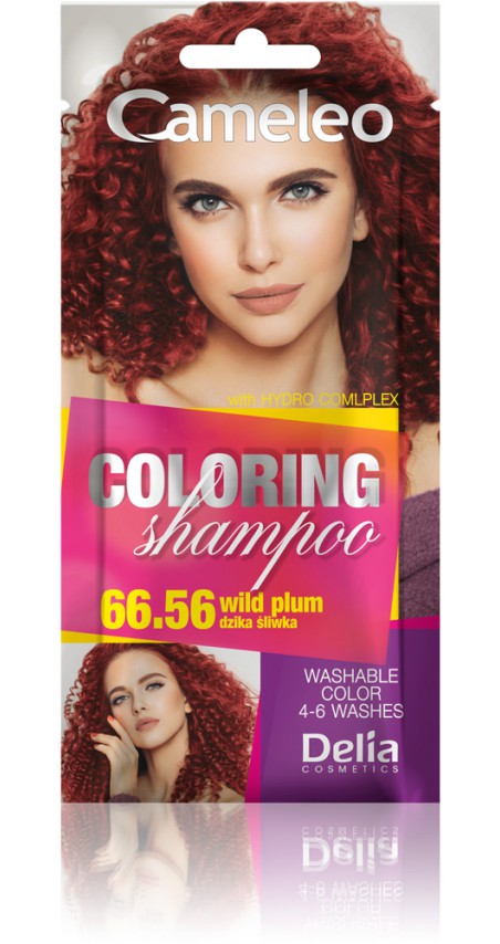 kolorowy szampon koloryzujący na ciemne włosy