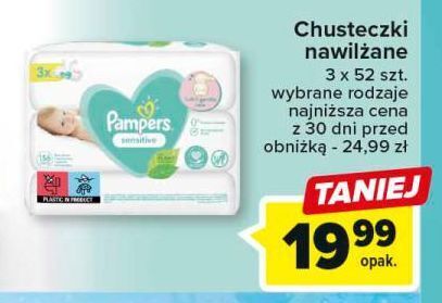 chusteczki pampers carrefour cena