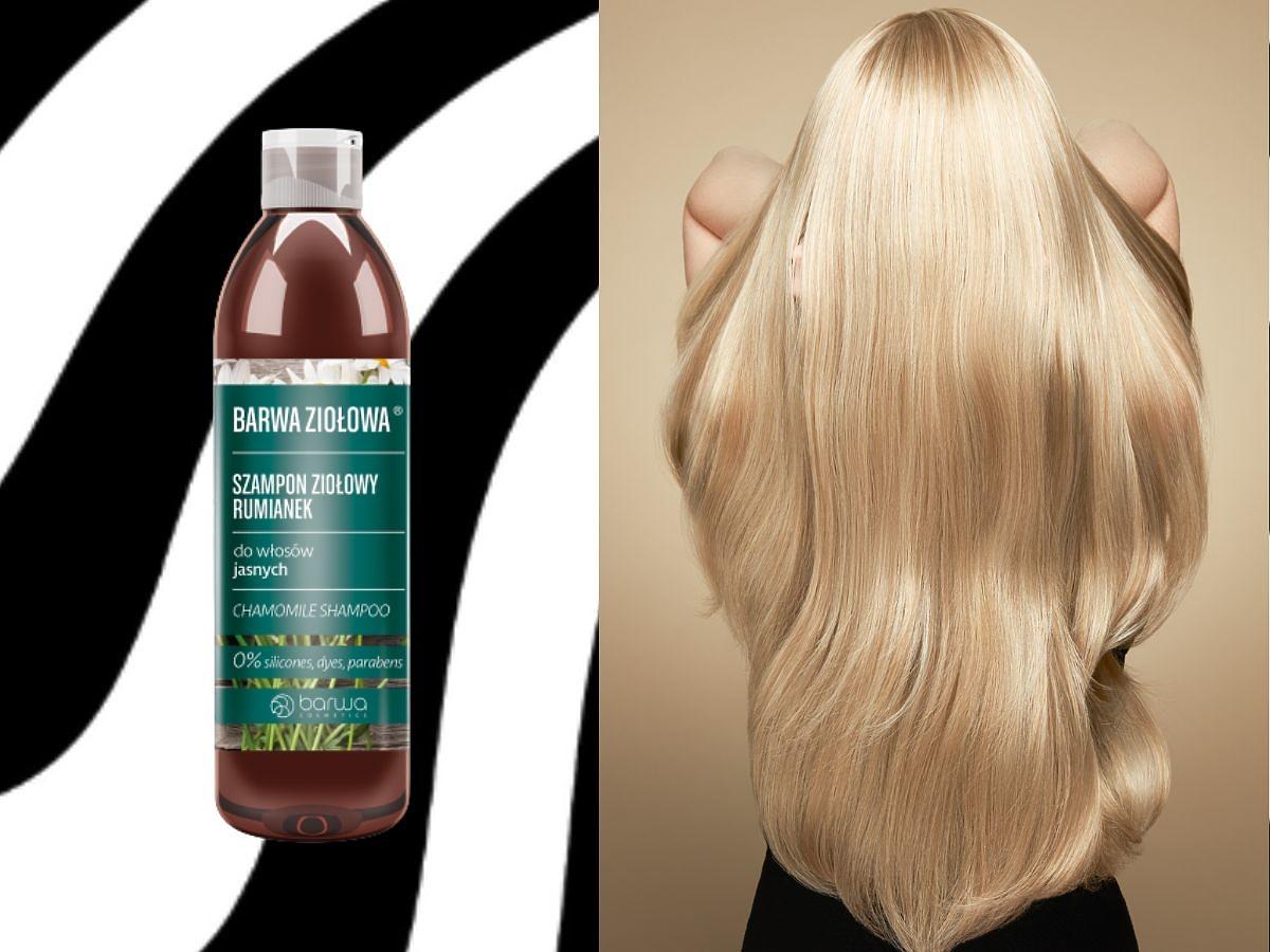 szampon rumiankowy do wlosow blond barwa zioła
