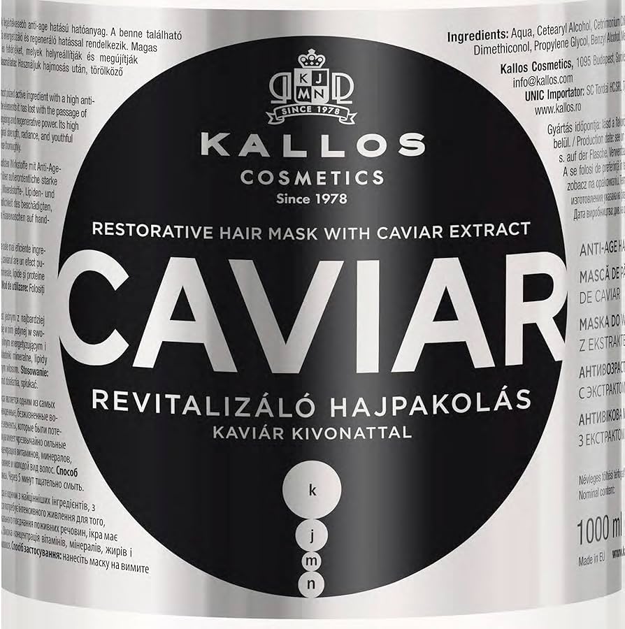 kallos caviar szampon do włosów z ekstraktem z kawioru 1000ml