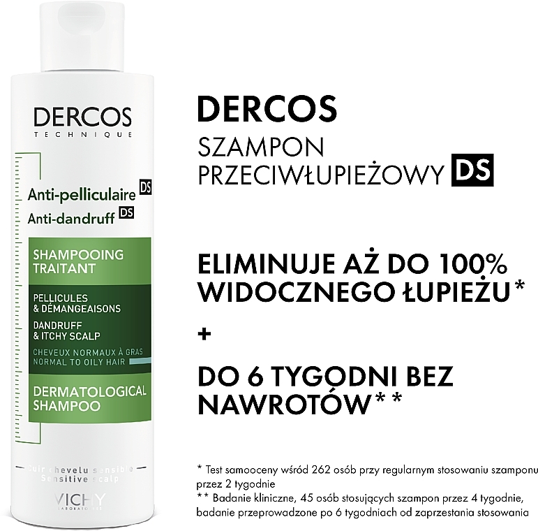 vichy dercos szampon przeciwłupieżowy 200ml