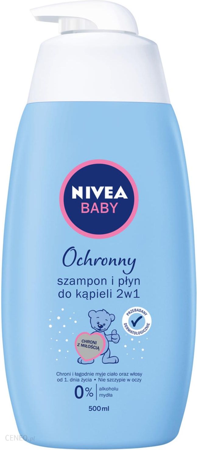 łagodny szampon i płyn do kąpieli 2w1 nivea baby