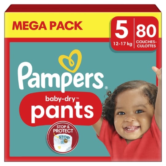 carrefour pampers baby dry taille 5