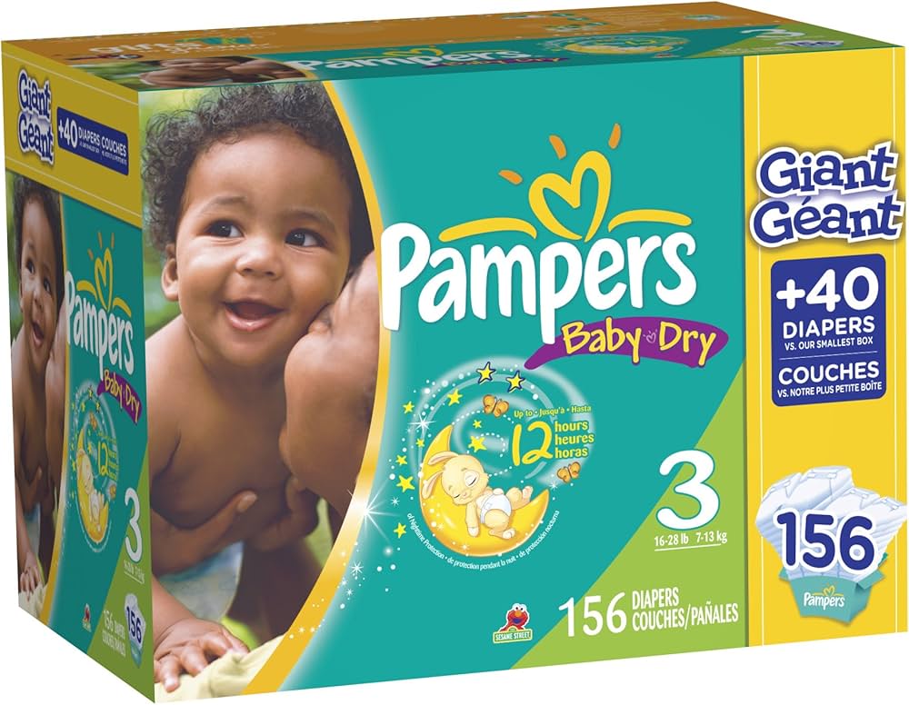 pampers new baby giant pack