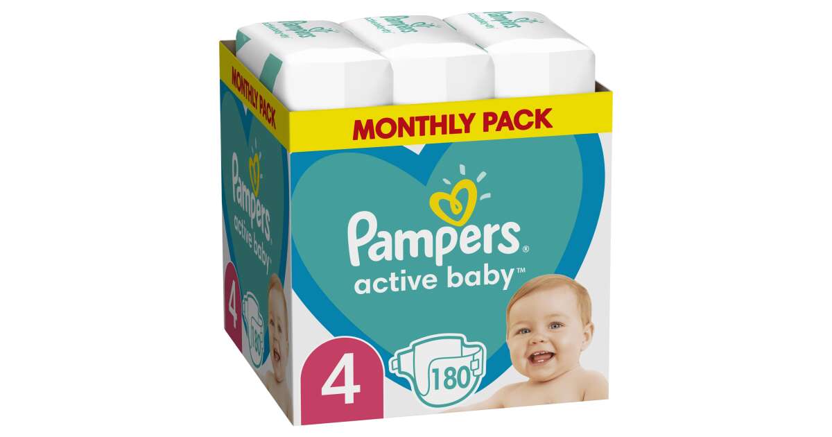 pampers active babry 4