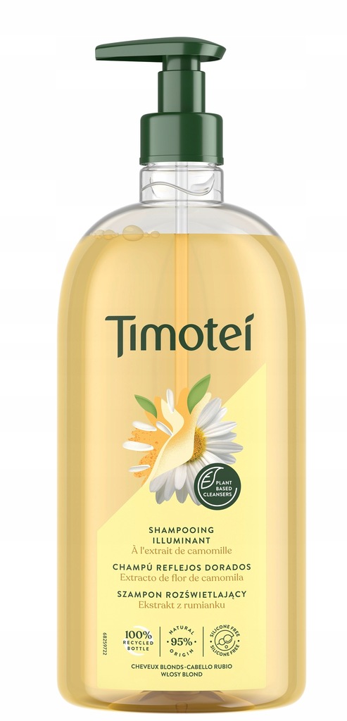 szampon z pompką timotei