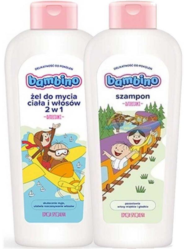 zetaw dla dzieci szampon żel