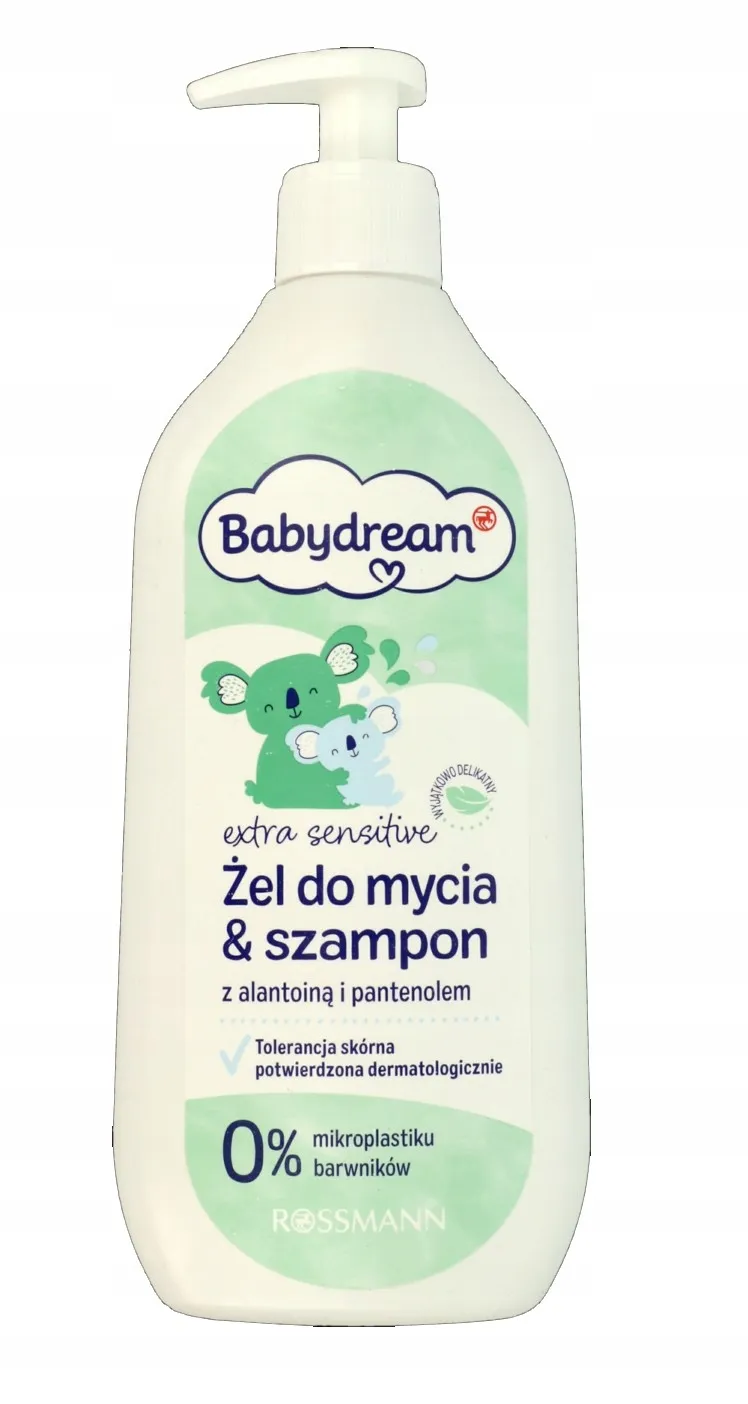 rossmann żel i szampon niemowląt babydream