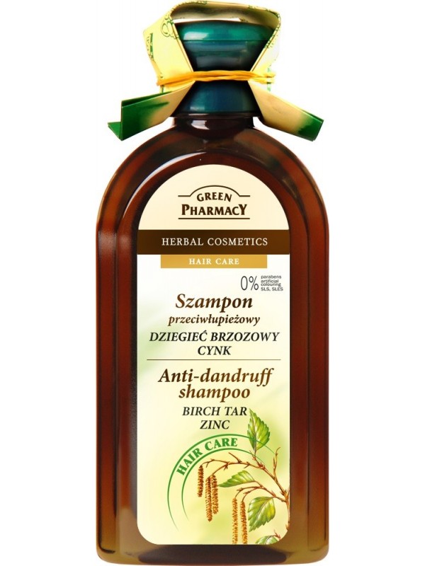 green pharmacy szampon dziegieć brzozowy i cynk
