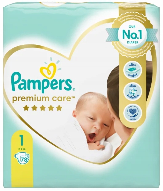 78 sztuk pampers premium