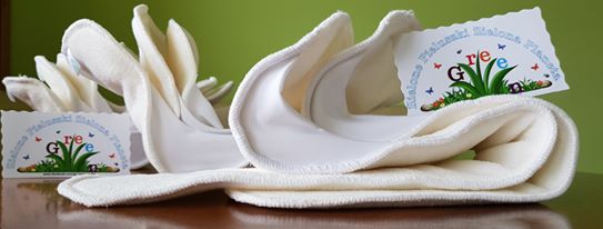 wkład z ręcznika pieluchy handmade