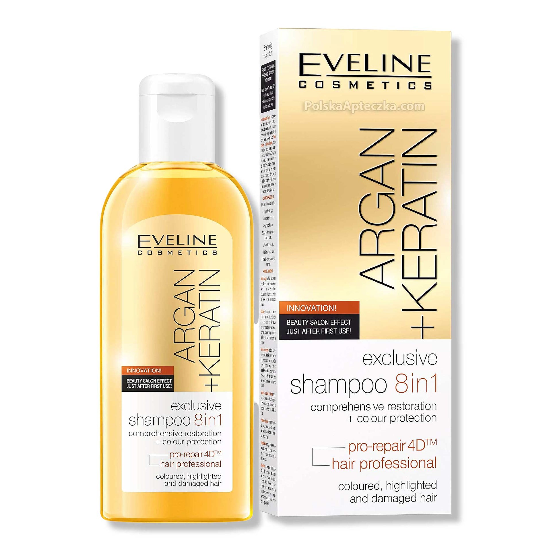 eveline argan keratin szampon