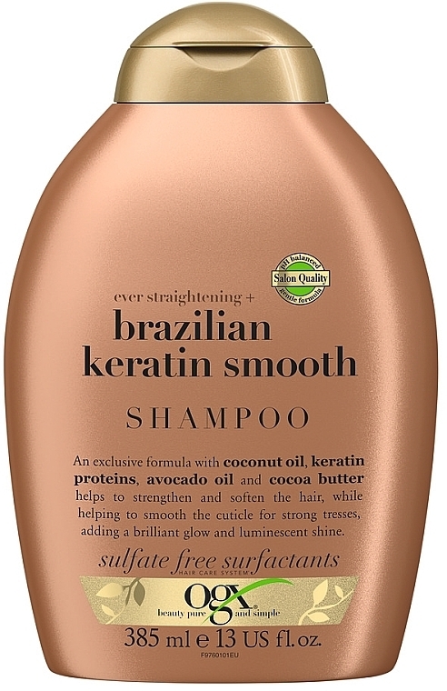 organix brazilian keratin smooth szampon do włosów