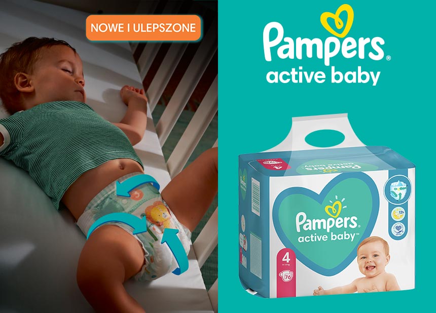 pampers active baby testowanie