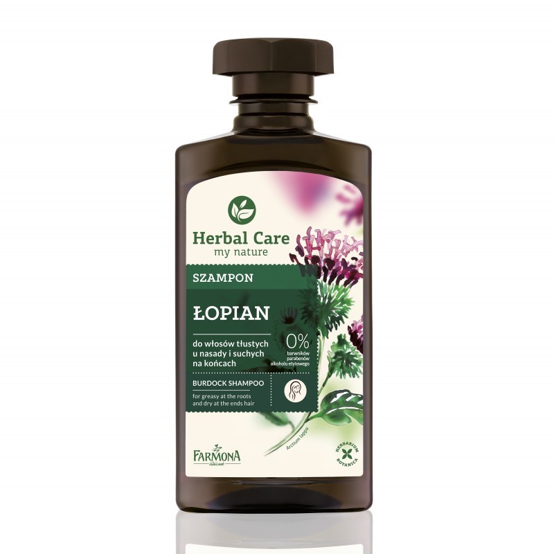 szampon herbal care z lopianem opinie