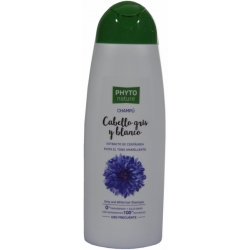 phyto nature 400ml szampon do włosów jasnych i siwych