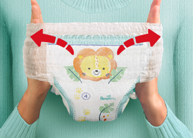 pampers pants po co plaster z tylu