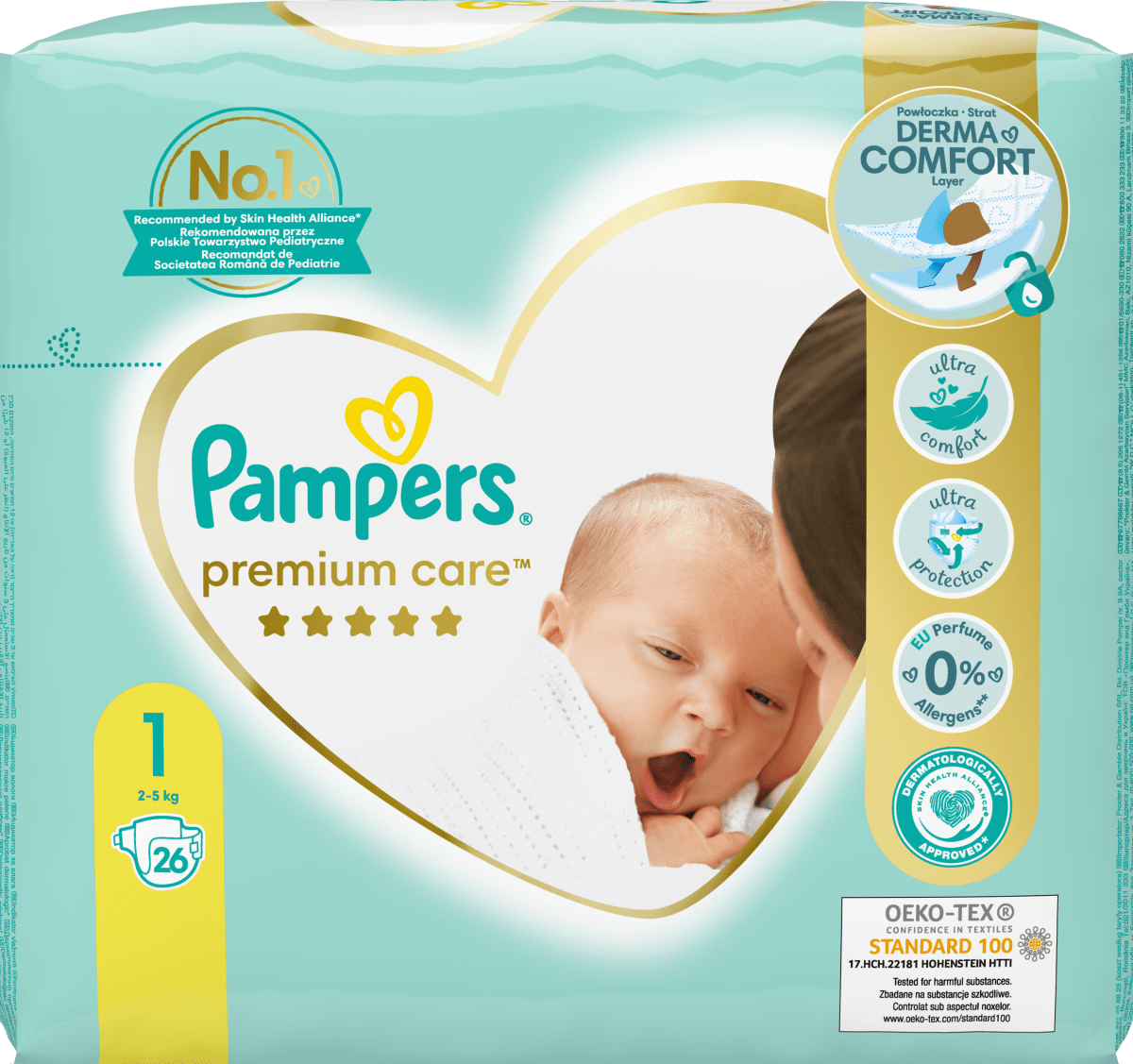 pampers premium care 1 88szt cena