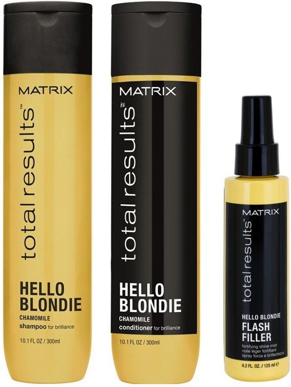 cenamatrix total results hello blondie odżywka do włosów blond 300ml