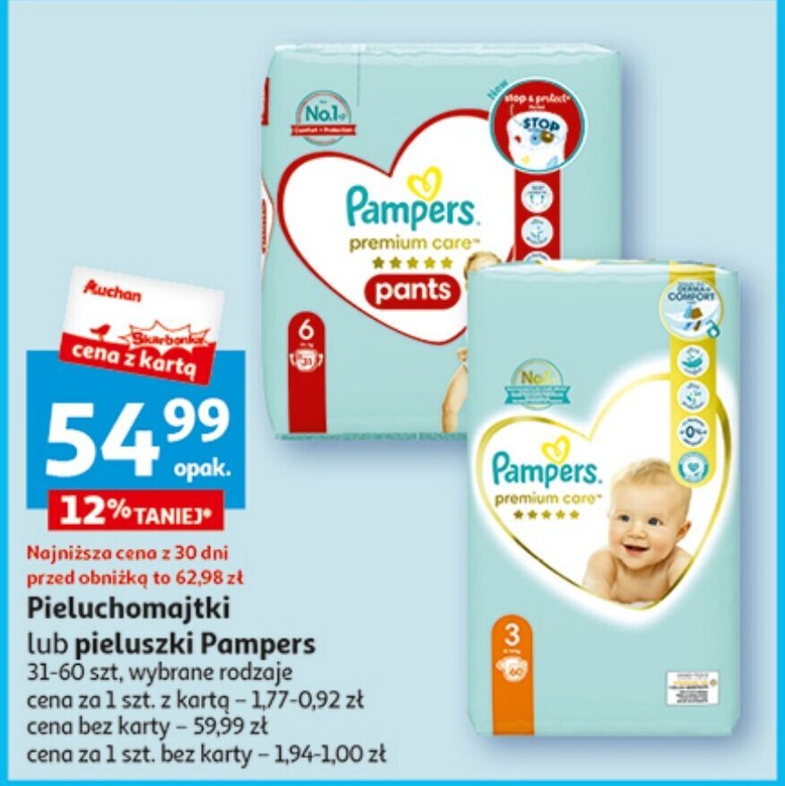 auchan promocje pampers