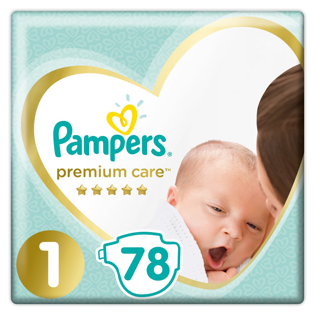 pampers premium care 1 newborn 2-5 kg pieluchy 88 szt