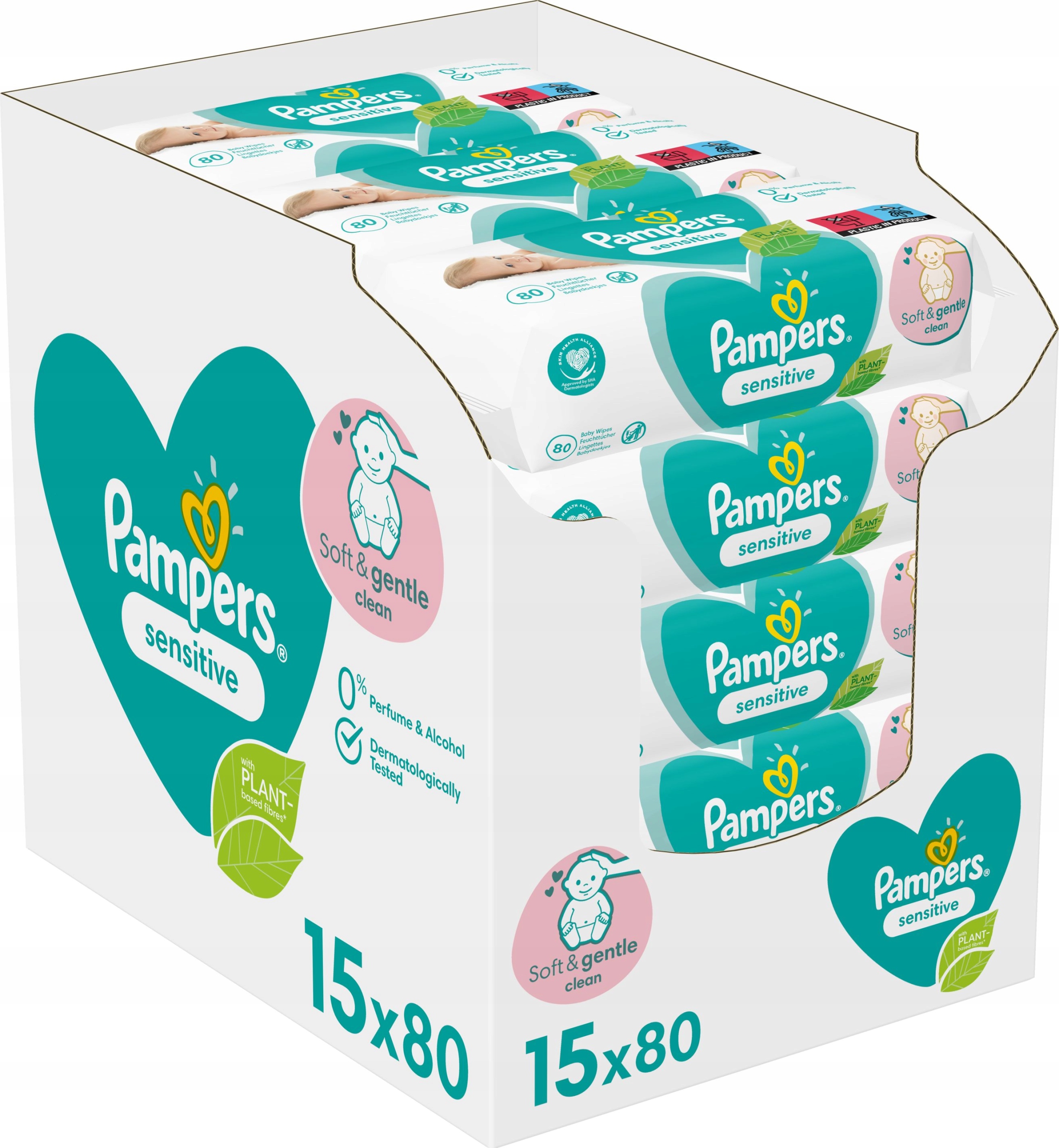 pampers chusteczki nawilżane allegro