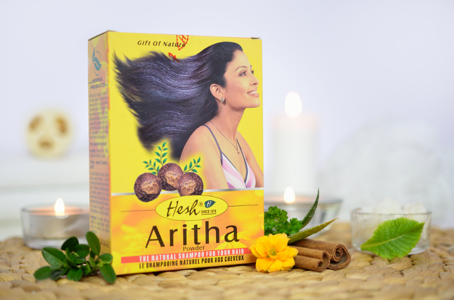hesh naturalny szampon do włosów w pudrze aritha 100g