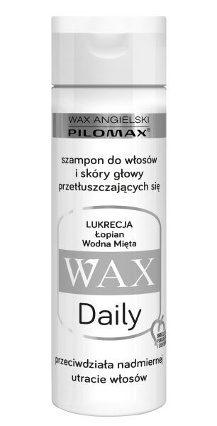szampon do codziennej pielęgnacji do włosów przetłuszczających się wax daily