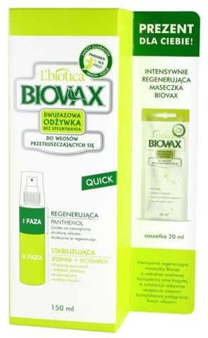 biovax odżywka do włosów przetłuszczających jak używać
