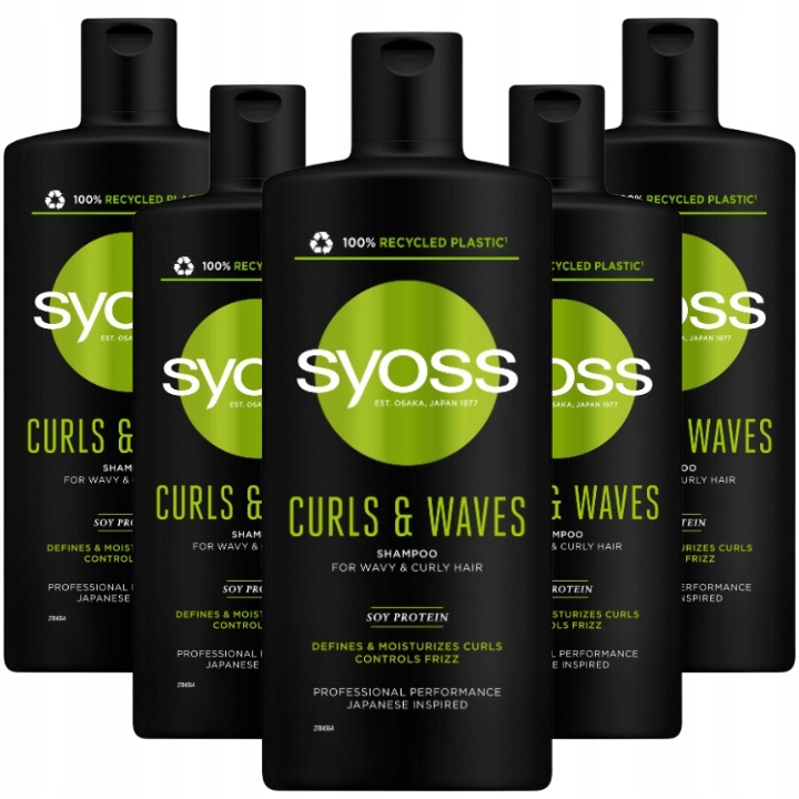 syoss curls & waves szampon wygładzający włosy bez wysiłku