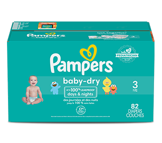 pampers dry