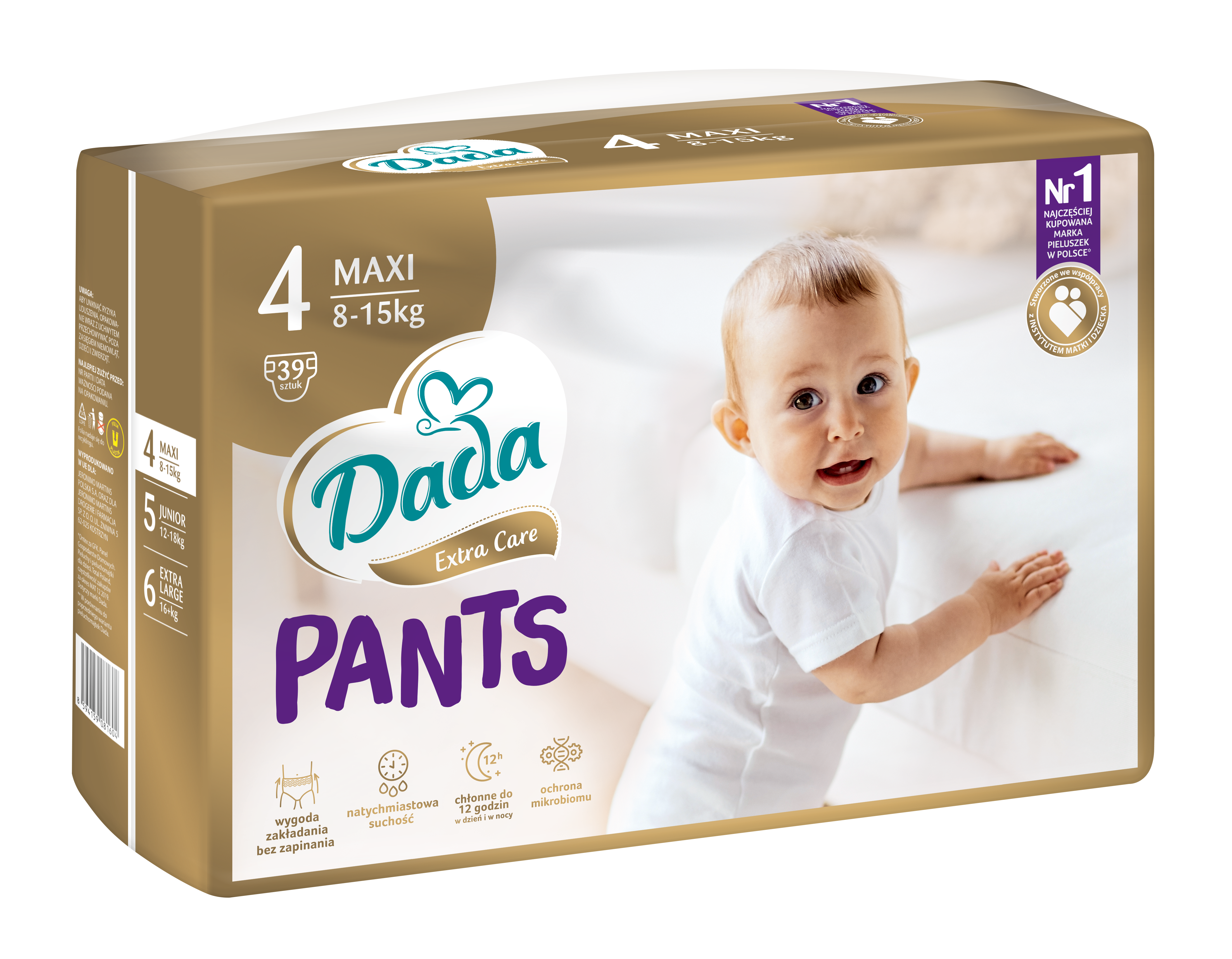pampers dada 4 exstra care