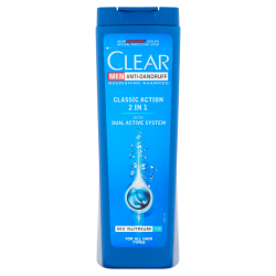 clear men szampon przeciwłupieżowy 2 w 1 400 ml