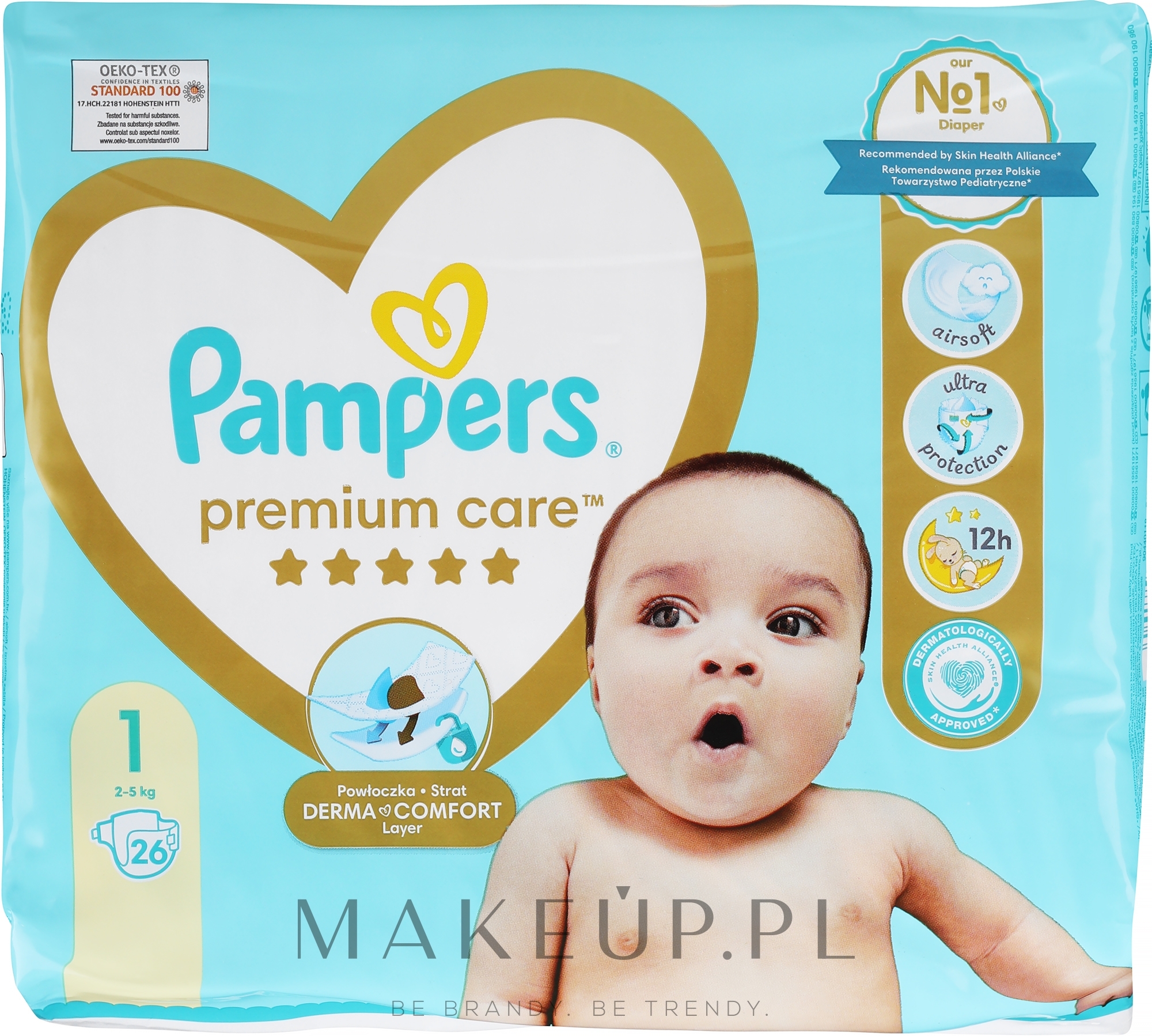 pieluszki pampers premium care newborn 2-5kg 88 szt