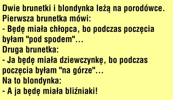 blondynka i pieluchy dowcip