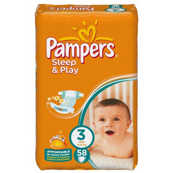 pampers sleep and play leclerc