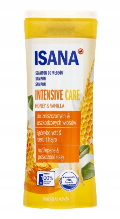 isana intensive care odżywka do włosów zmęczonych i zniszczonych honey&vanilla