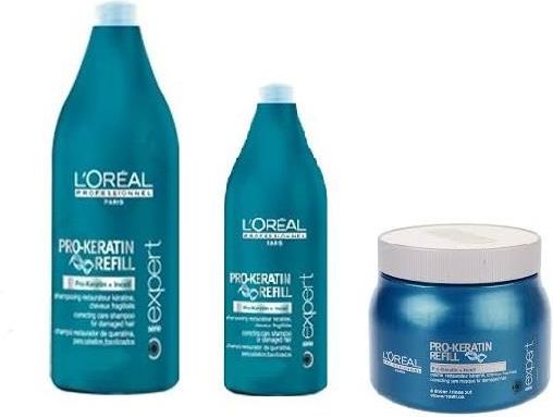 loreal pro keratin refill szampon 500ml